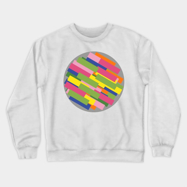 Greenery Circle Crewneck Sweatshirt by DavidASmith